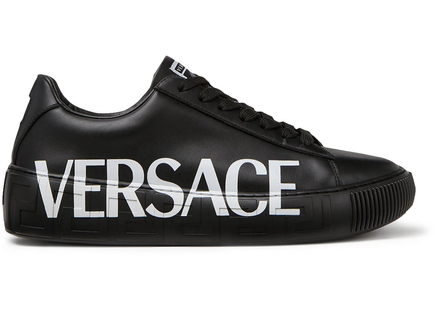 Versace Medusa Greca Low Black Black White (Women's)