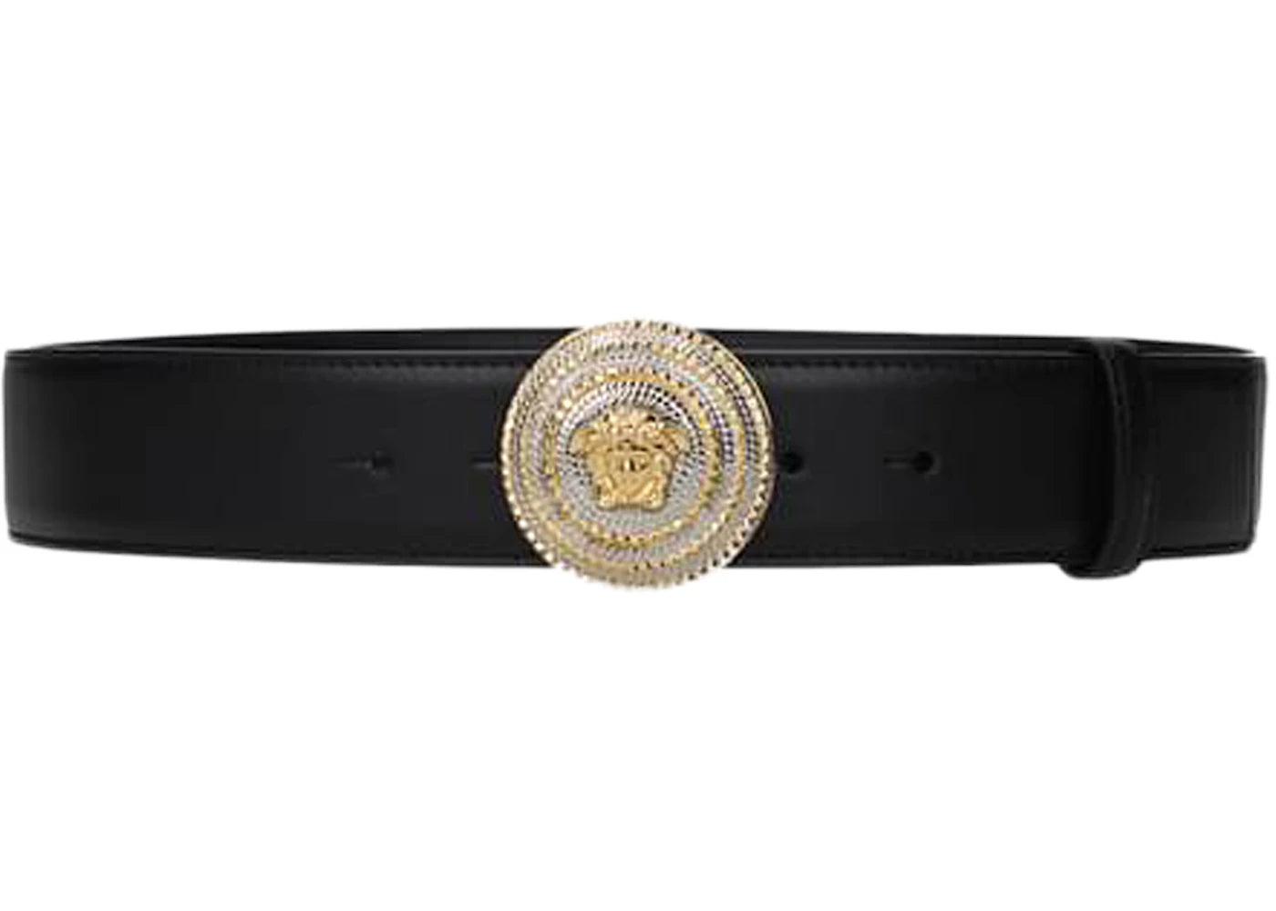 Versace Medusa Logo Belt Black