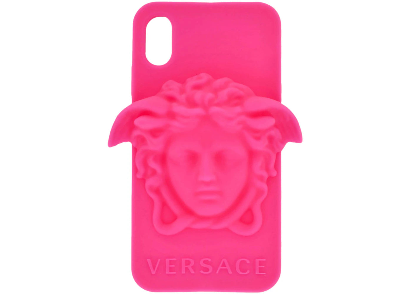 Versace Medusa Silicone XS Max Case Pink