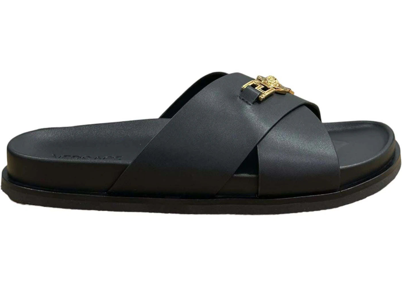 Versace Medusa Slide Black