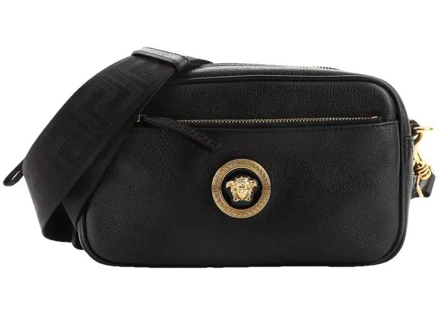 Versace Medussa Small Crossbody Black/Gold