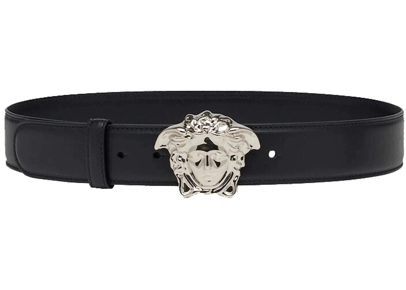 Versace Palazzo Belt Calf Leather Black