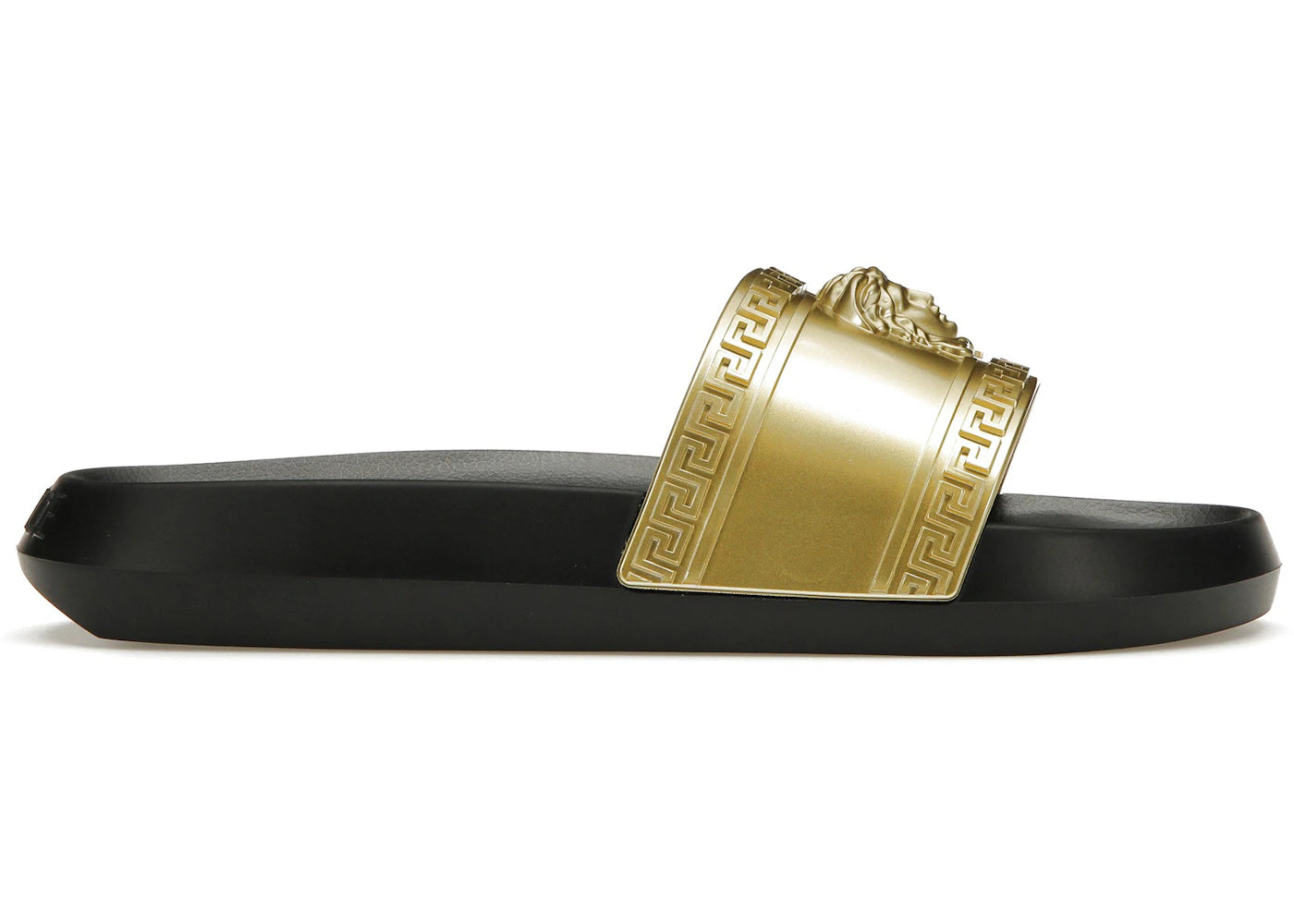 Versace Palazzo Medusa Pool Slide Gold Black