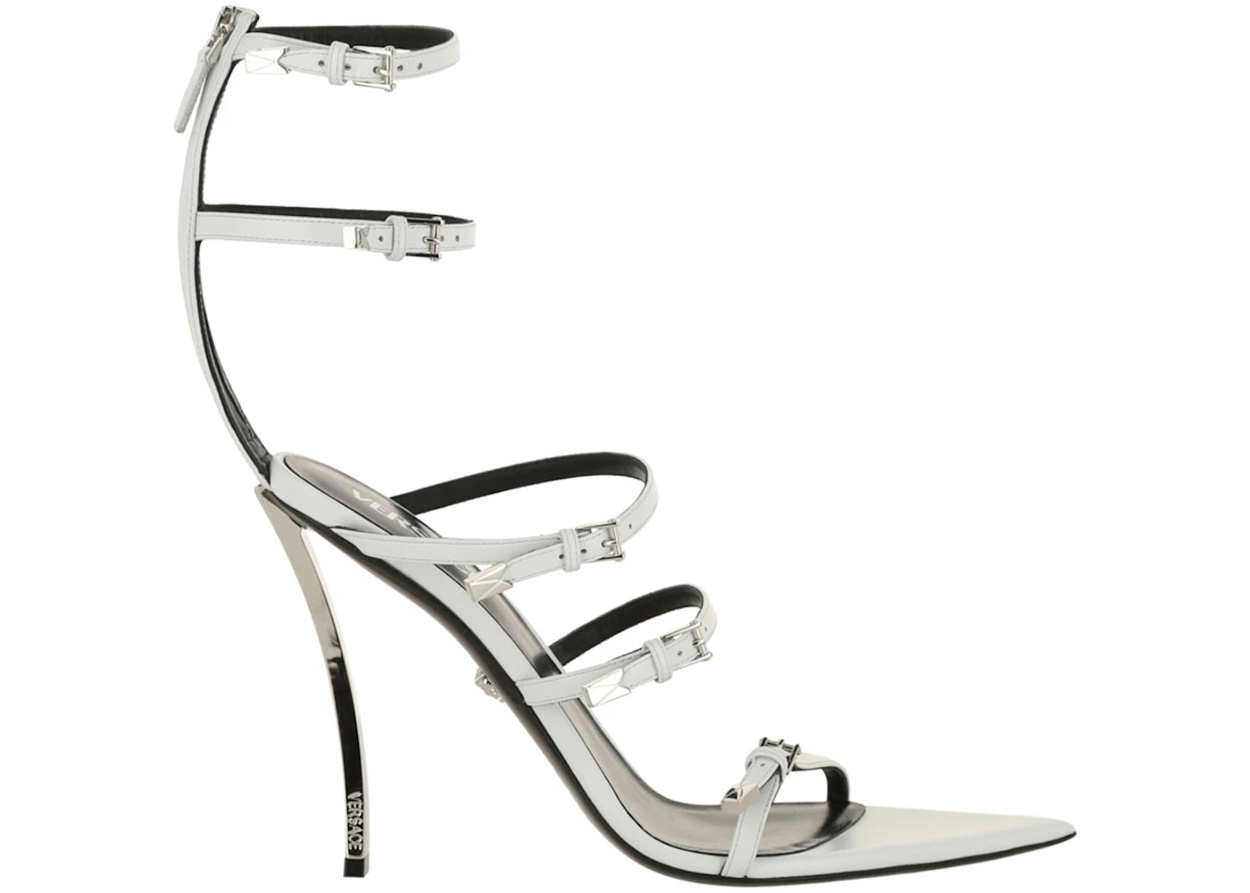 Versace Pin-Point Pumps Optical White (Women's)