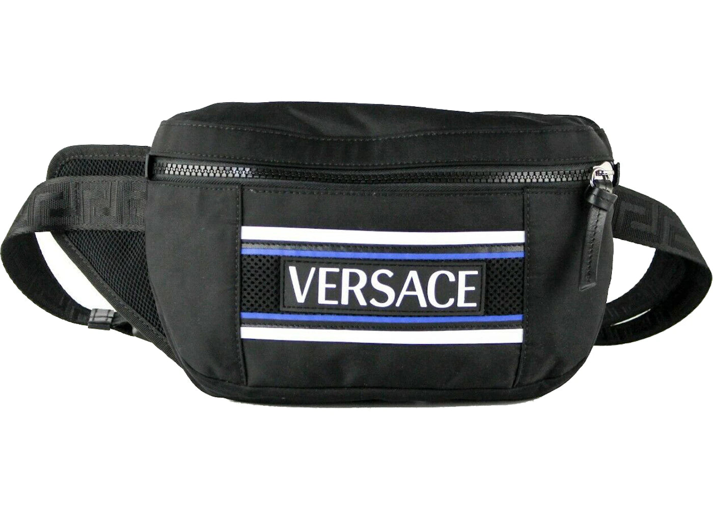 Versace Rubber Logo Belt Bag Medium Black