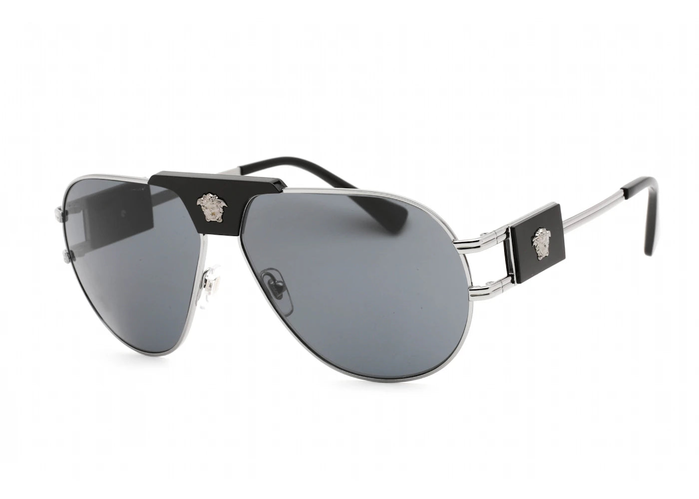 Versace Special Project Aviator Sunglasses Silver (VE2252-100187)