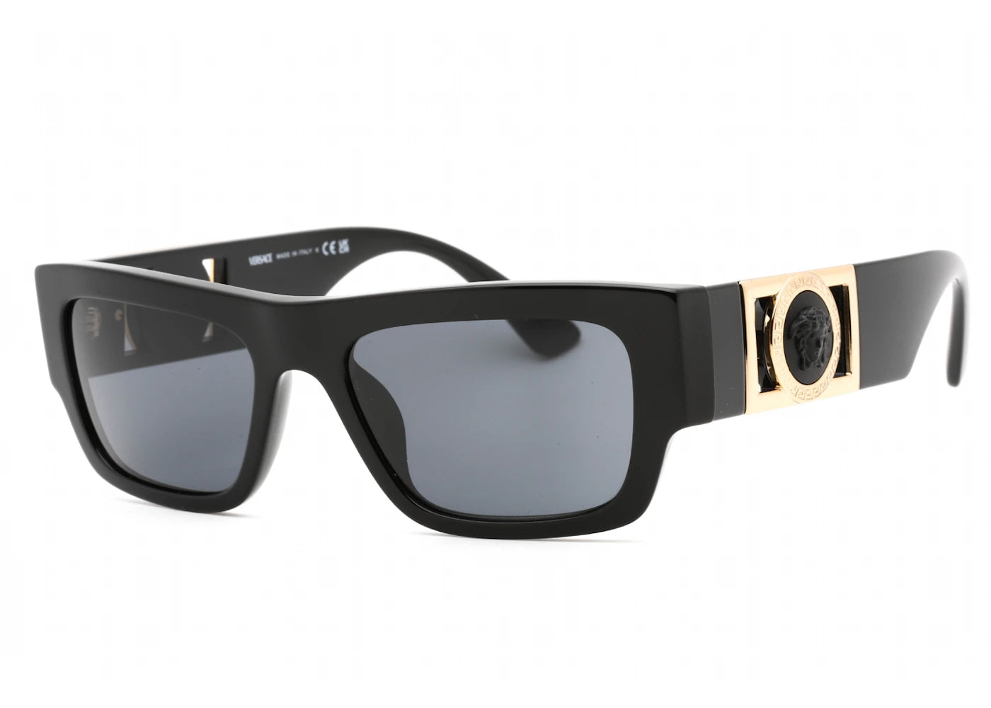 Versace Square Sunglasses Black/Dark Grey (VE4416U-GB1/87)