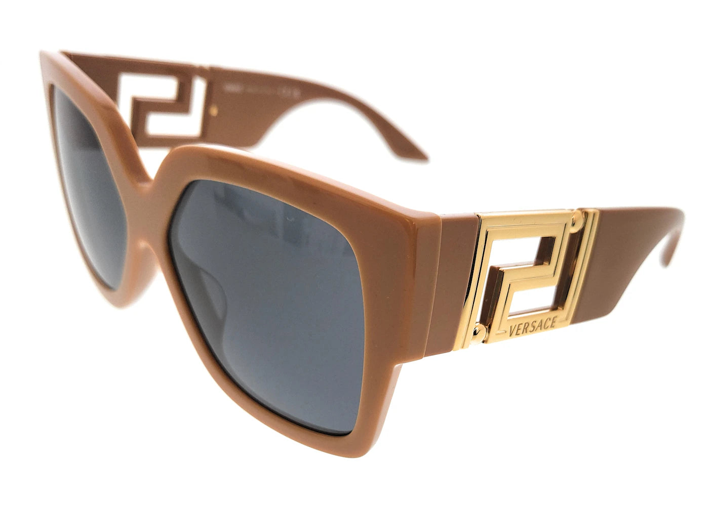 Versace Square Sunglasses Sand/Brown (0VE4402 534987)