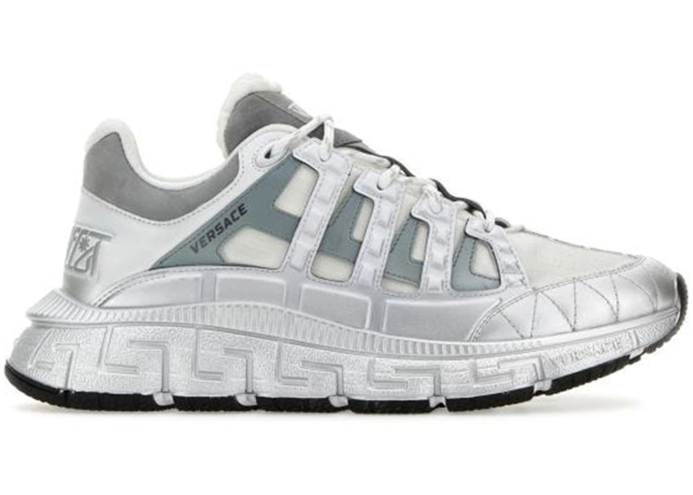 Versace Trigreca Sneaker White Silver