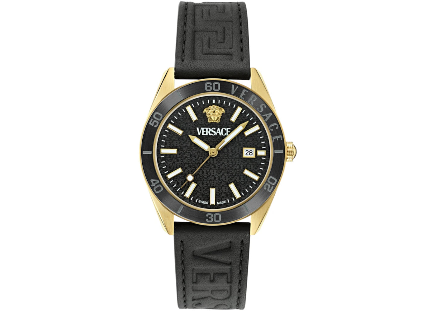 Versace V-Dome Calf Leather VE8E00224