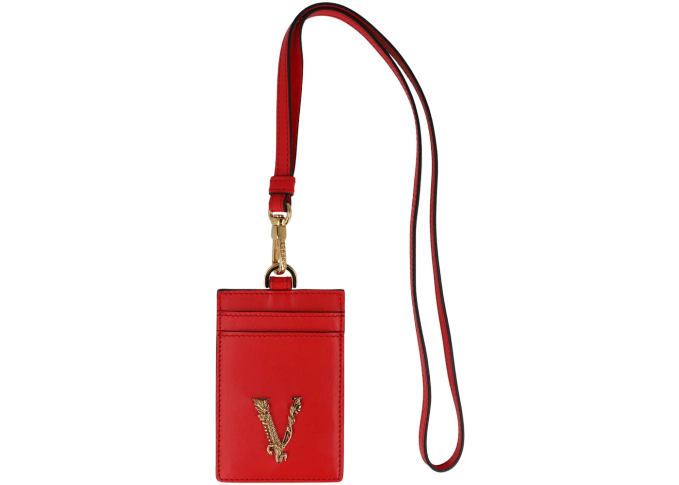 Versace Virtus Card Holder Red