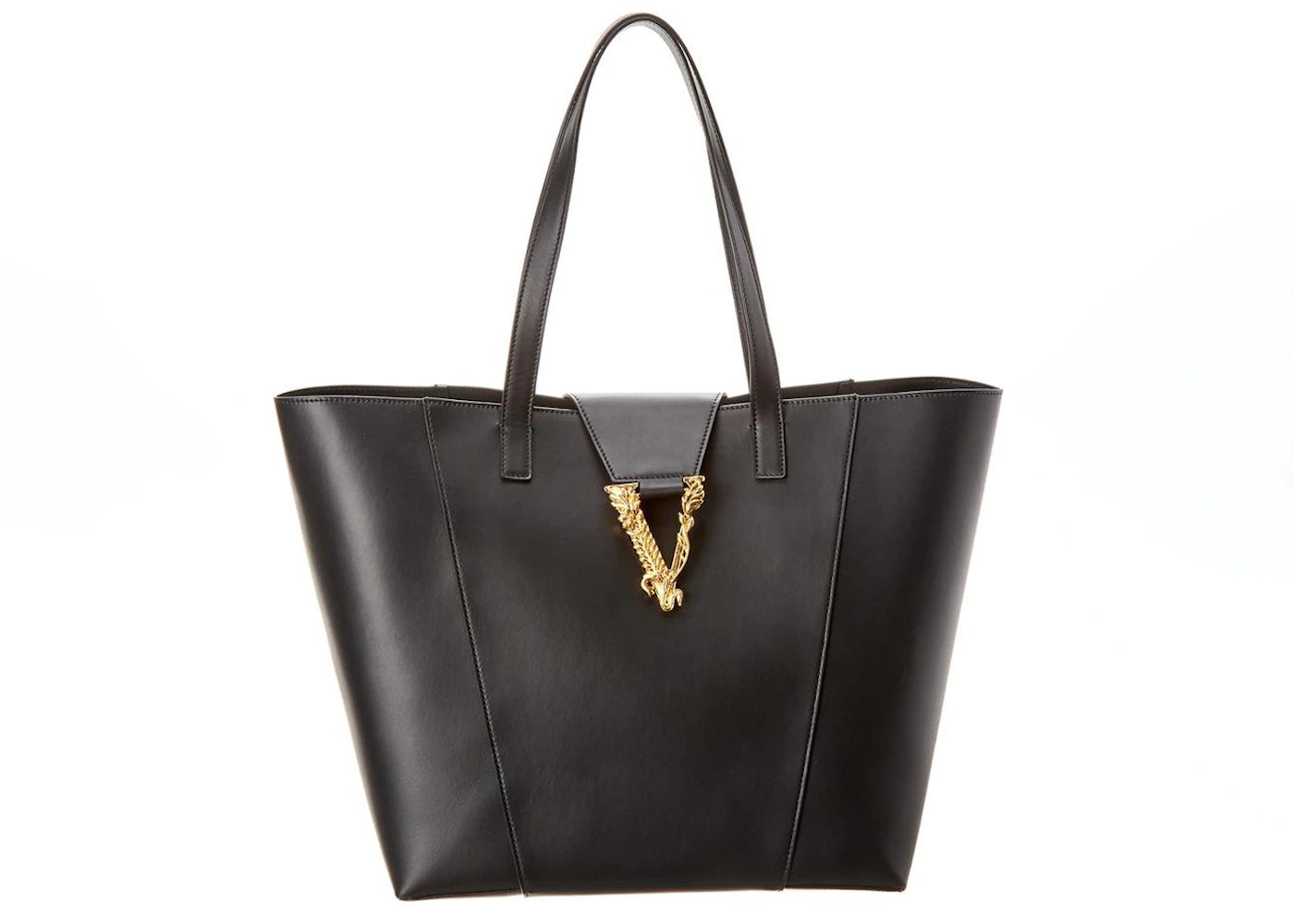 Versace Virtus Shopper Tote Black