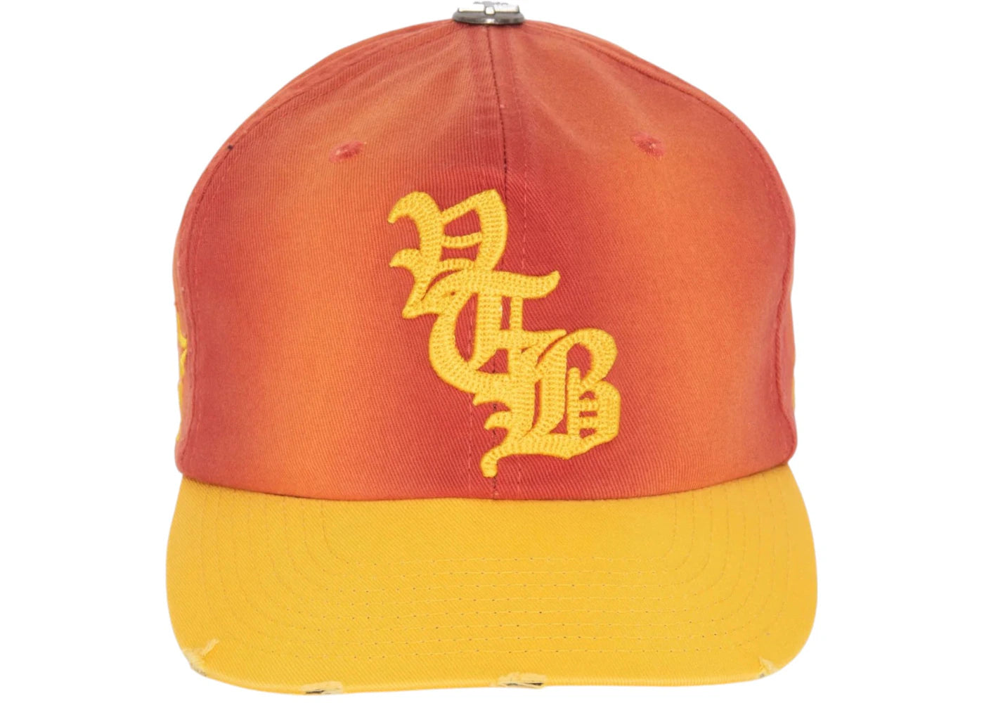 Vertabrae Logo Snapback Orange/Yellow