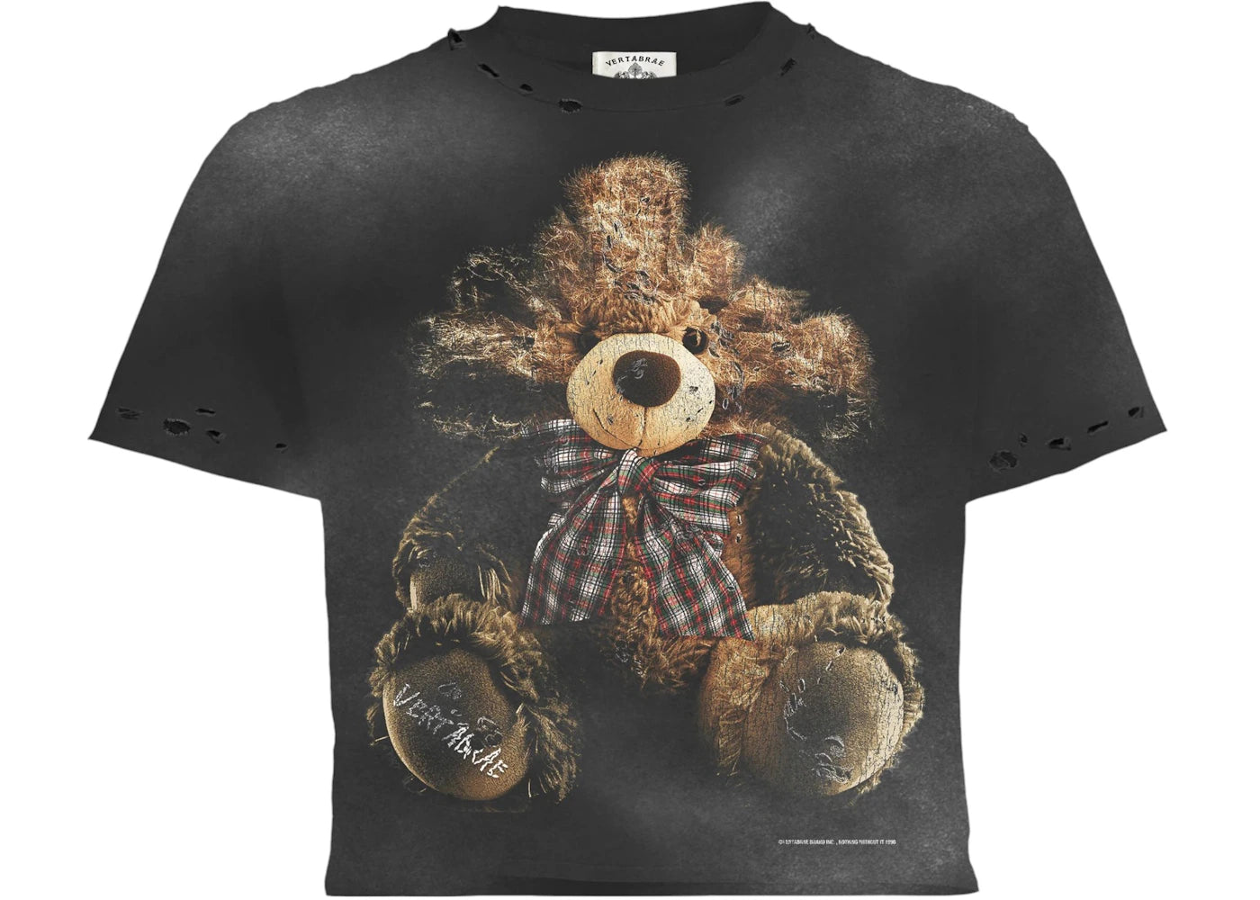 Vertabrae Teddy Tee Black