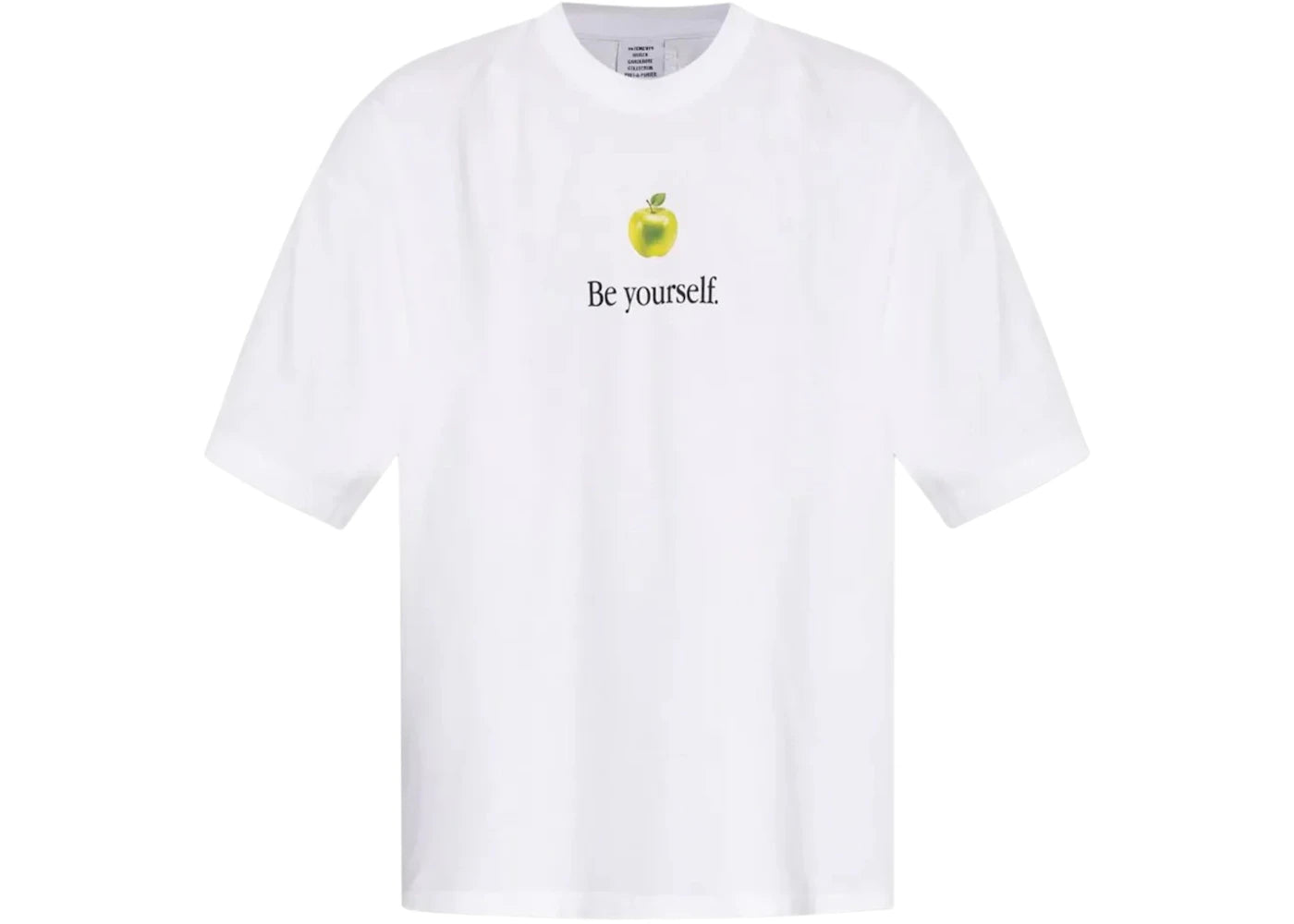 Vetements Be Yourself Oversized T-shirt White