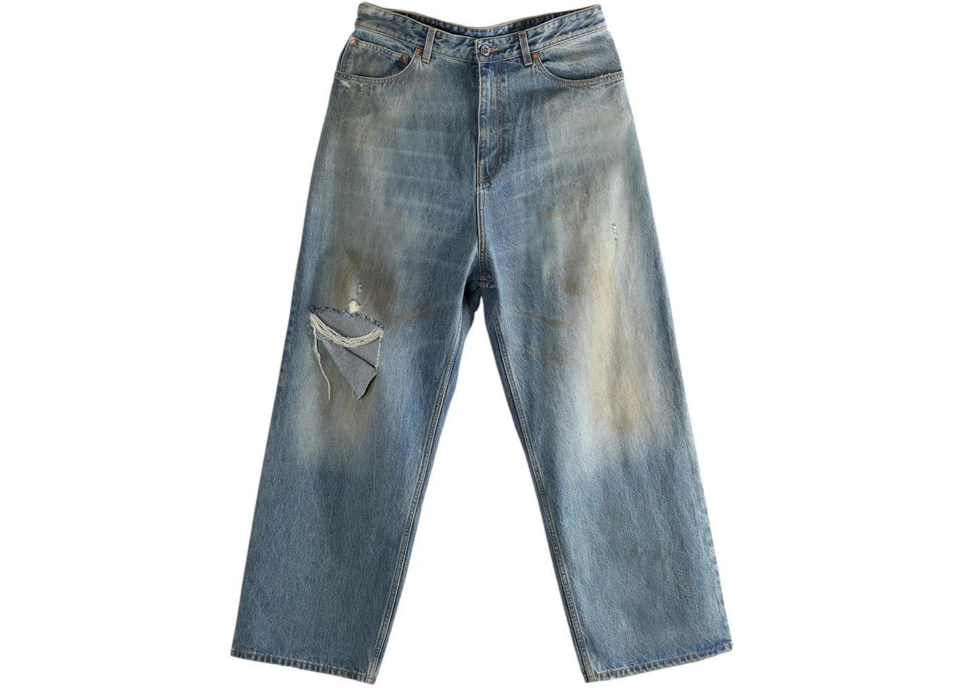 Vetements Distressed Pant Light Blue