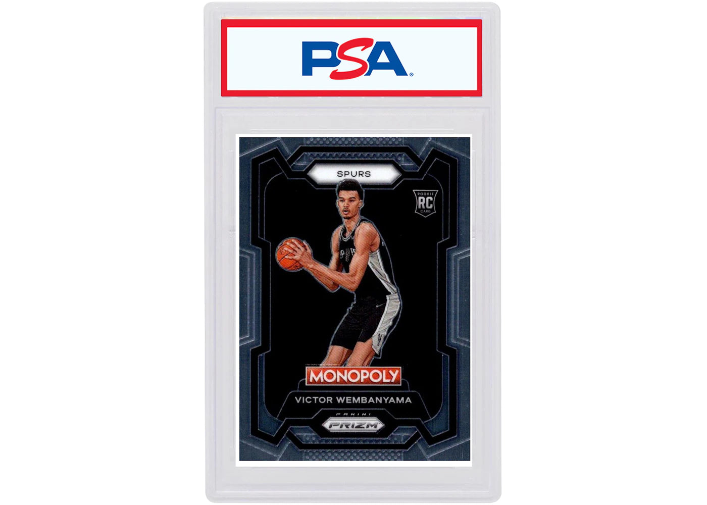 Victor Wembanyama 2023 Panini Prizm Monopoly Rookie #81 (PSA or BGS Graded)