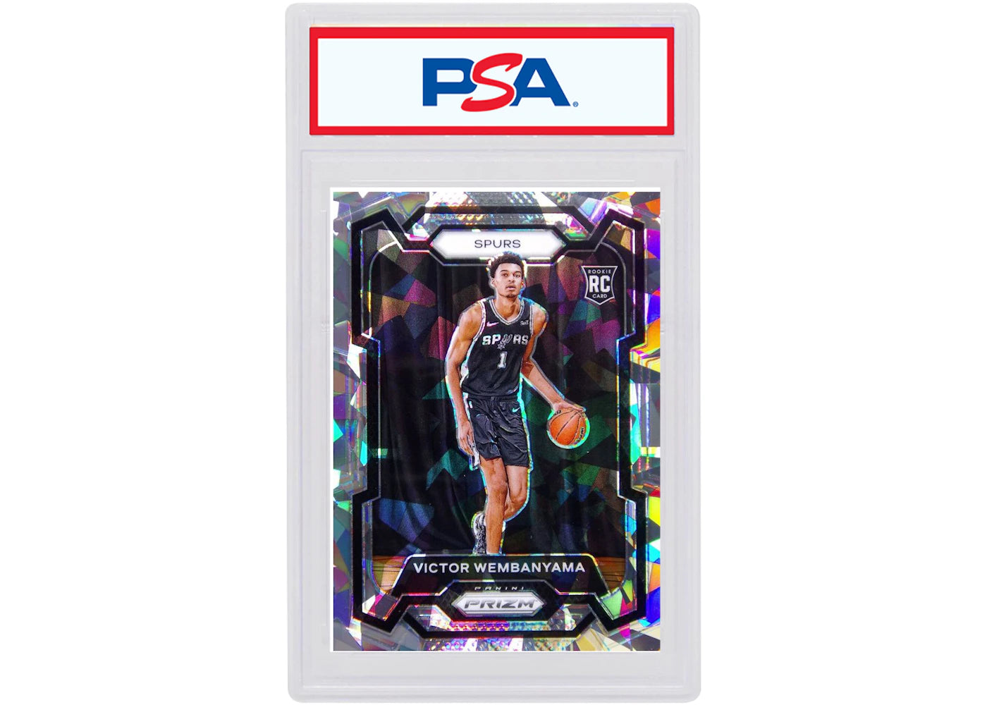Victor Wembanyama 2023 Panini Prizm Rookie Ice #136 (PSA or BGS Graded)