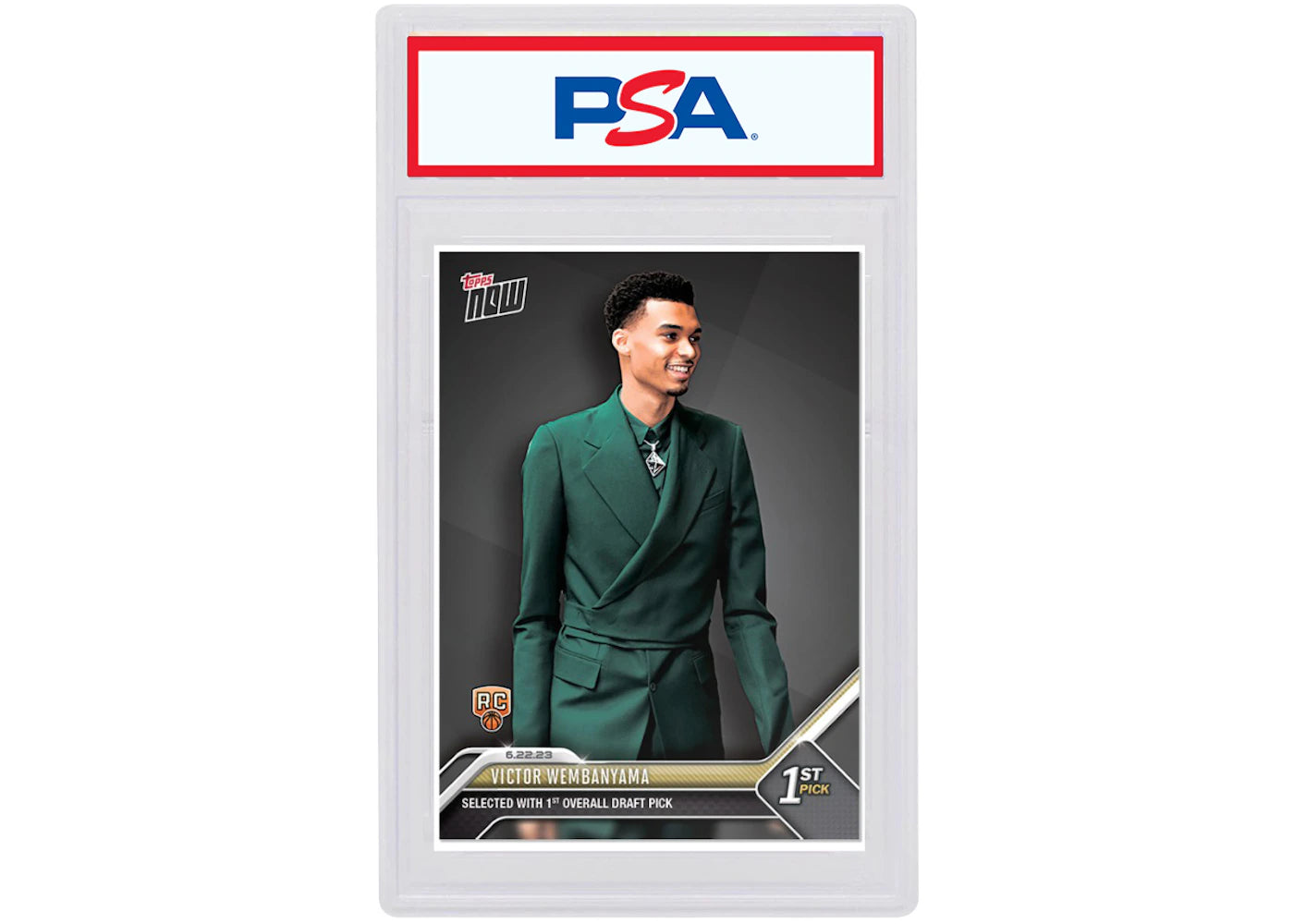 Victor Wembanyama 2023 Topps Now Draft Rookie #D1 (PSA or BGS Graded)