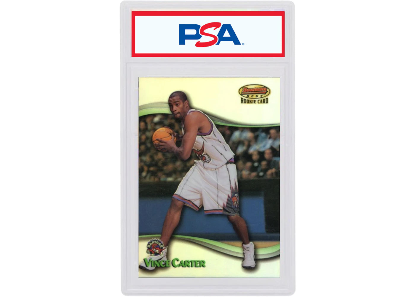 Vince Carter 1998 Bowmans Best Rookie Refractor /400 #105 (PSA or BGS Graded)