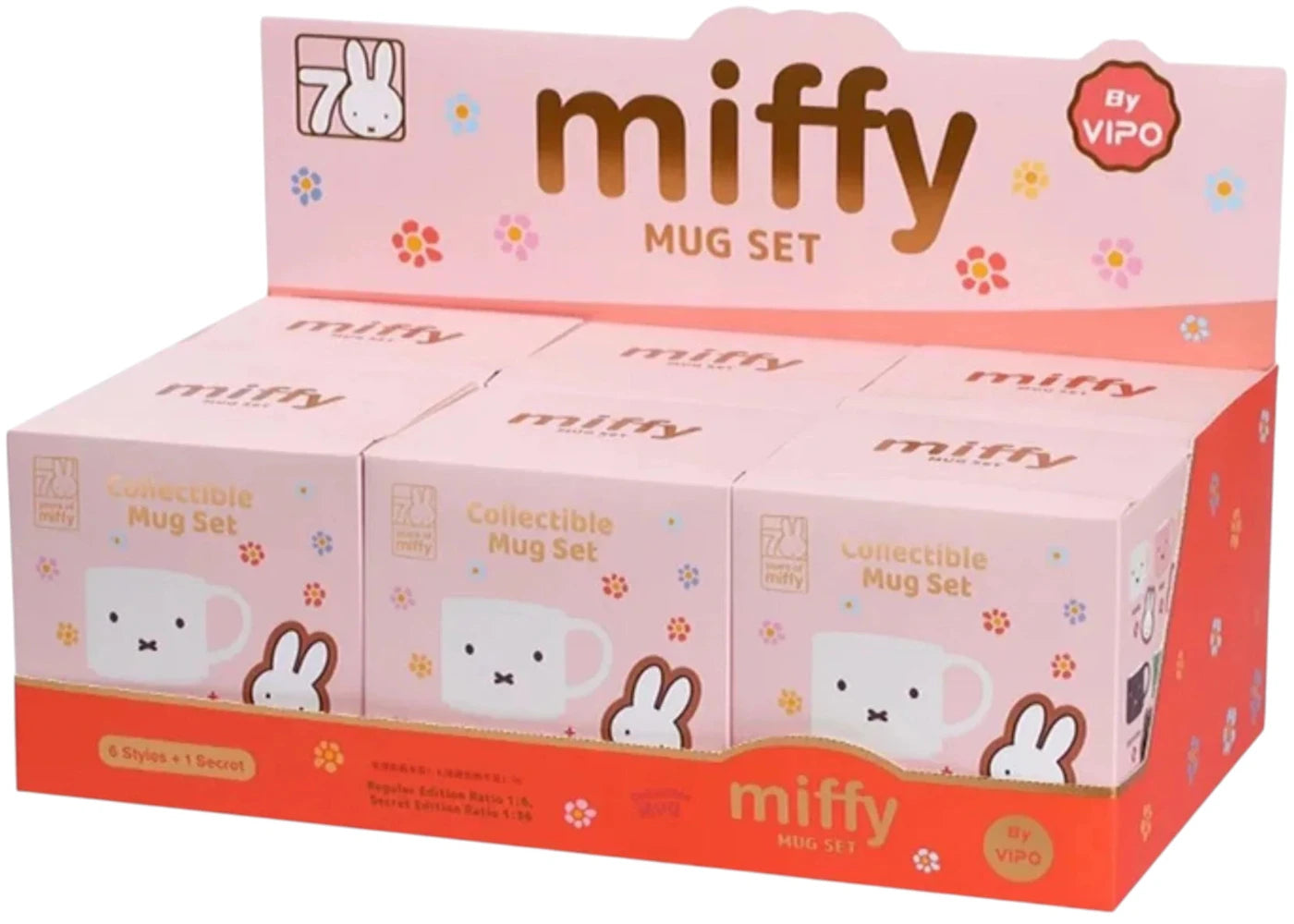 Vipo Miffy 70th Anniversary Mug Sealed Case (6 Blind Box)