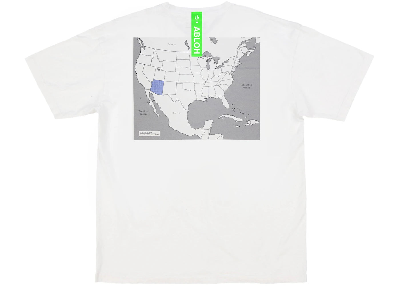 Virgil Abloh Canary Yellow Arizona "Swing State" T-shirt White