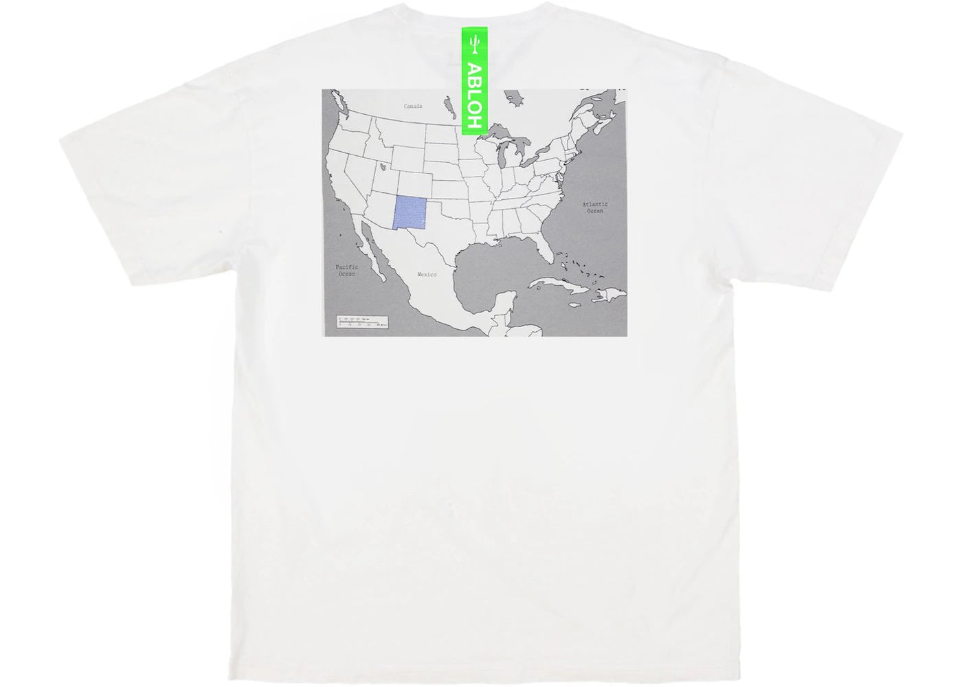 Virgil Abloh Canary Yellow New Mexico "Swing State" T-shirt White