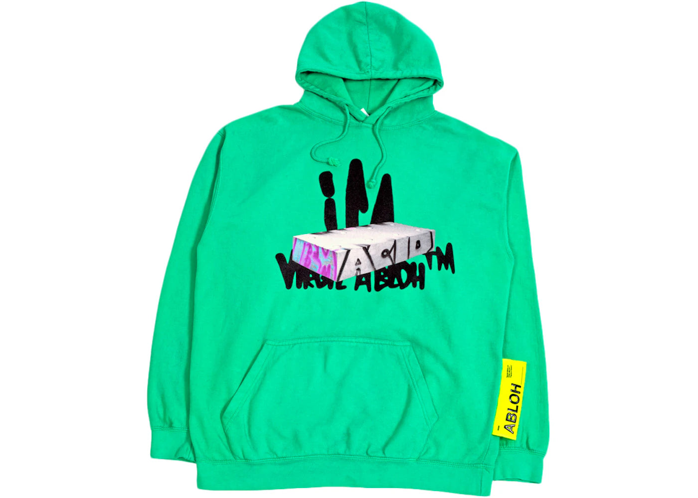 Virgil Abloh ICA Graffiti Hoodie Green