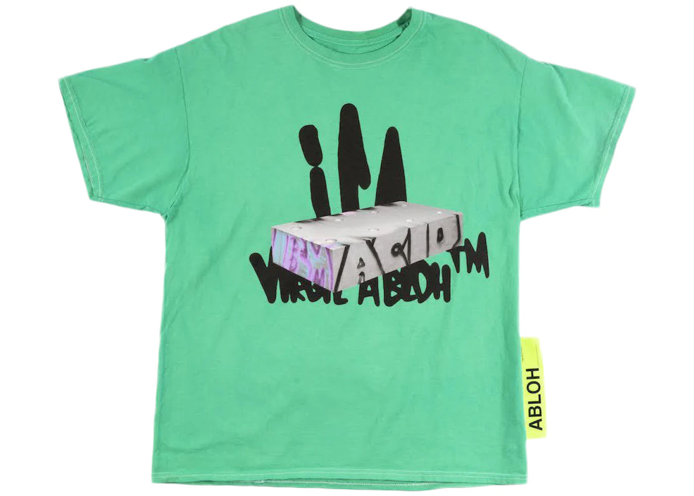 Virgil Abloh ICA Graffiti T-shirt Green