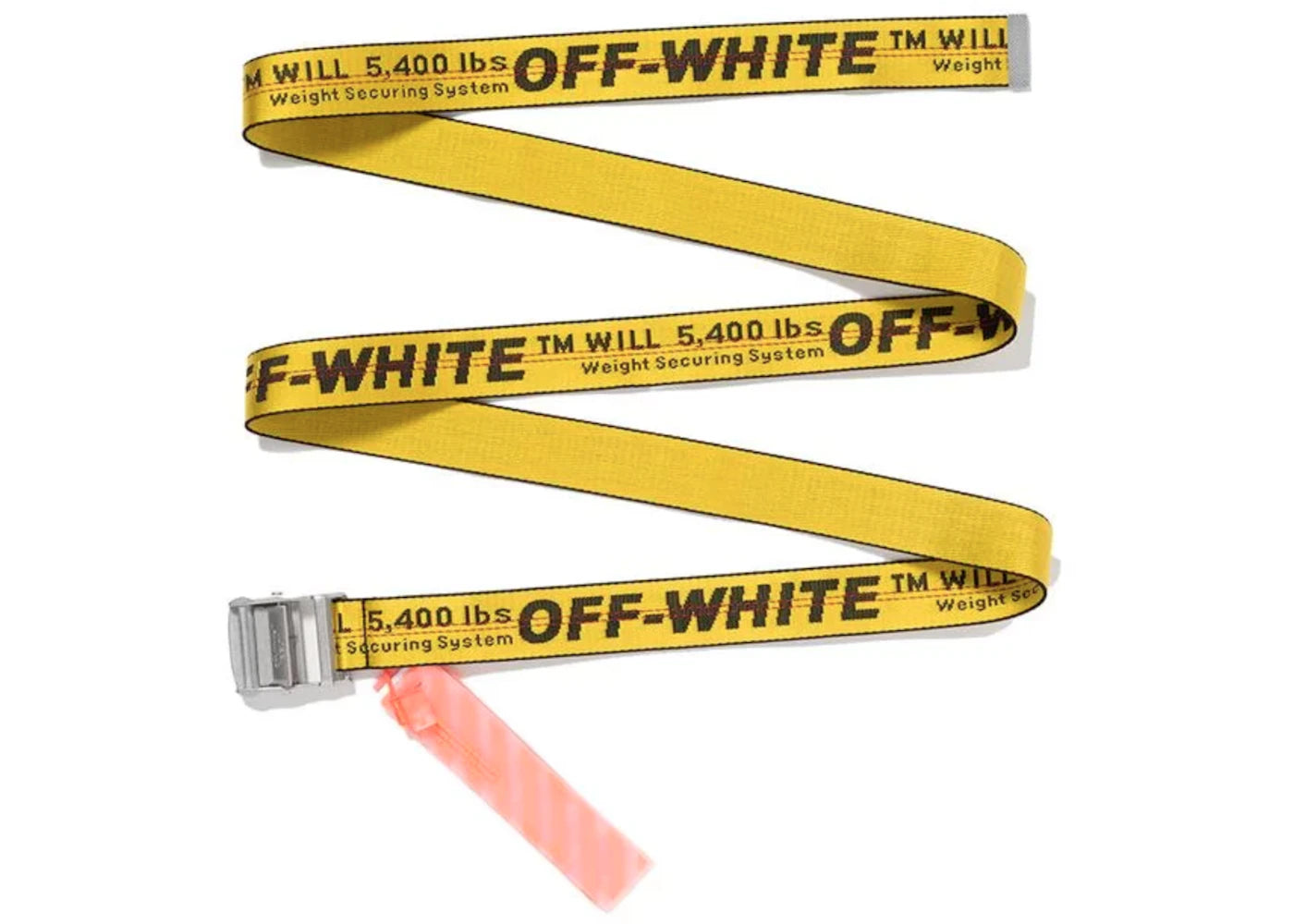 Virgil Abloh MCA Figures of Speech OFF-WHITE Belt Yellow