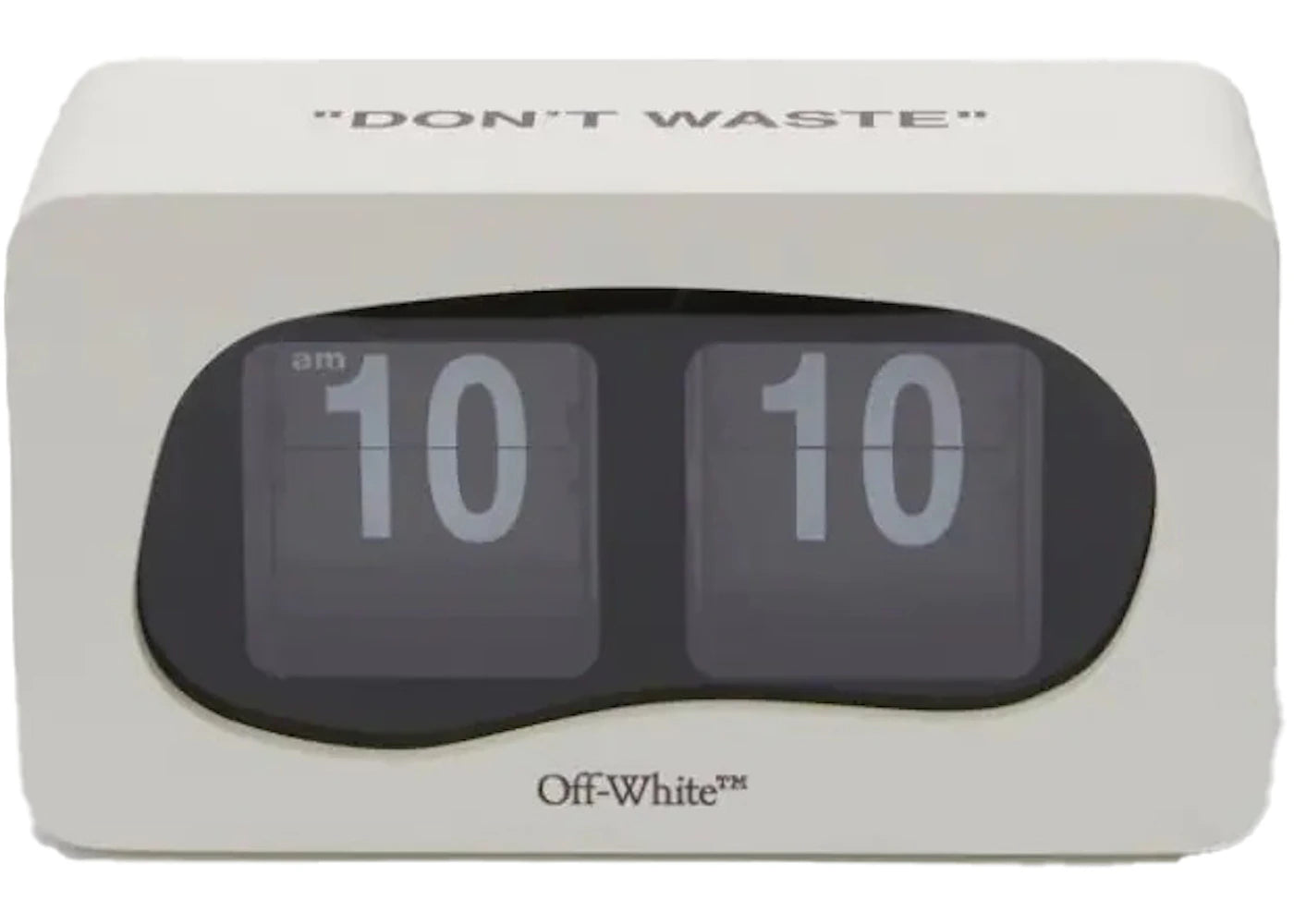 Virgil Abloh Quote Motif Flip Clock