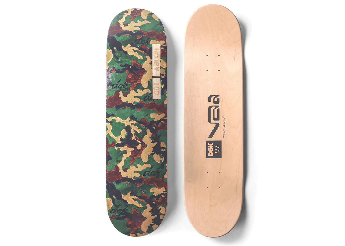 Virgil Abloh x DGK Skate Board Camo