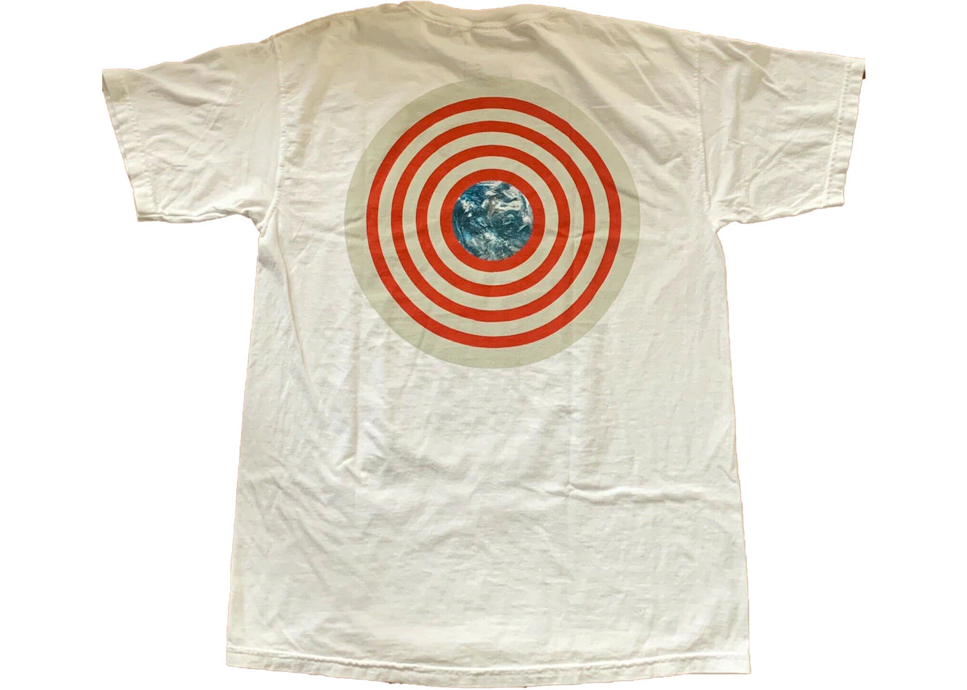 Virgil Abloh x MCA Figures of Speech Cali Dewitt Globe Tee White