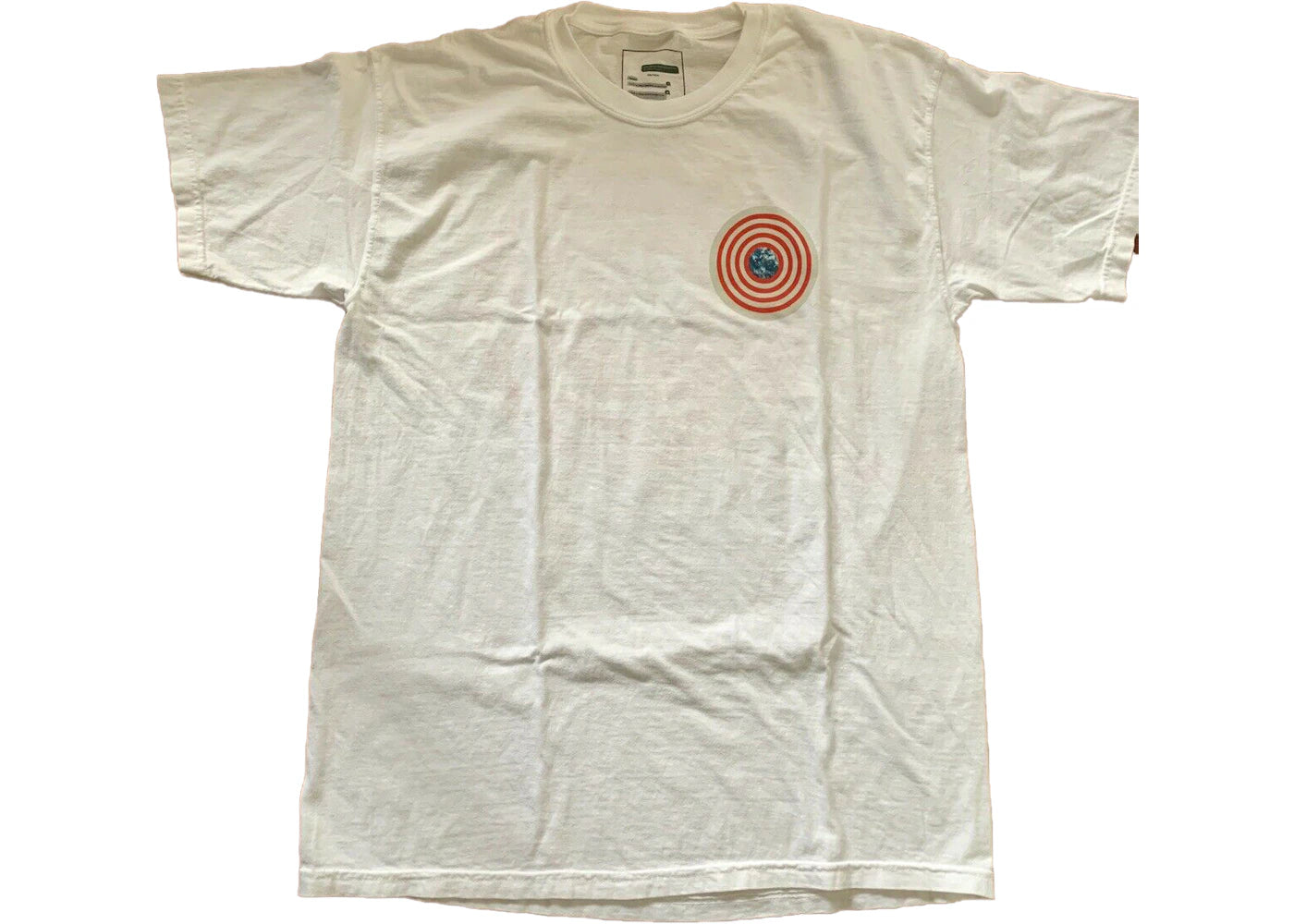 Virgil Abloh x MCA Figures of Speech Cali Dewitt Globe Tee White