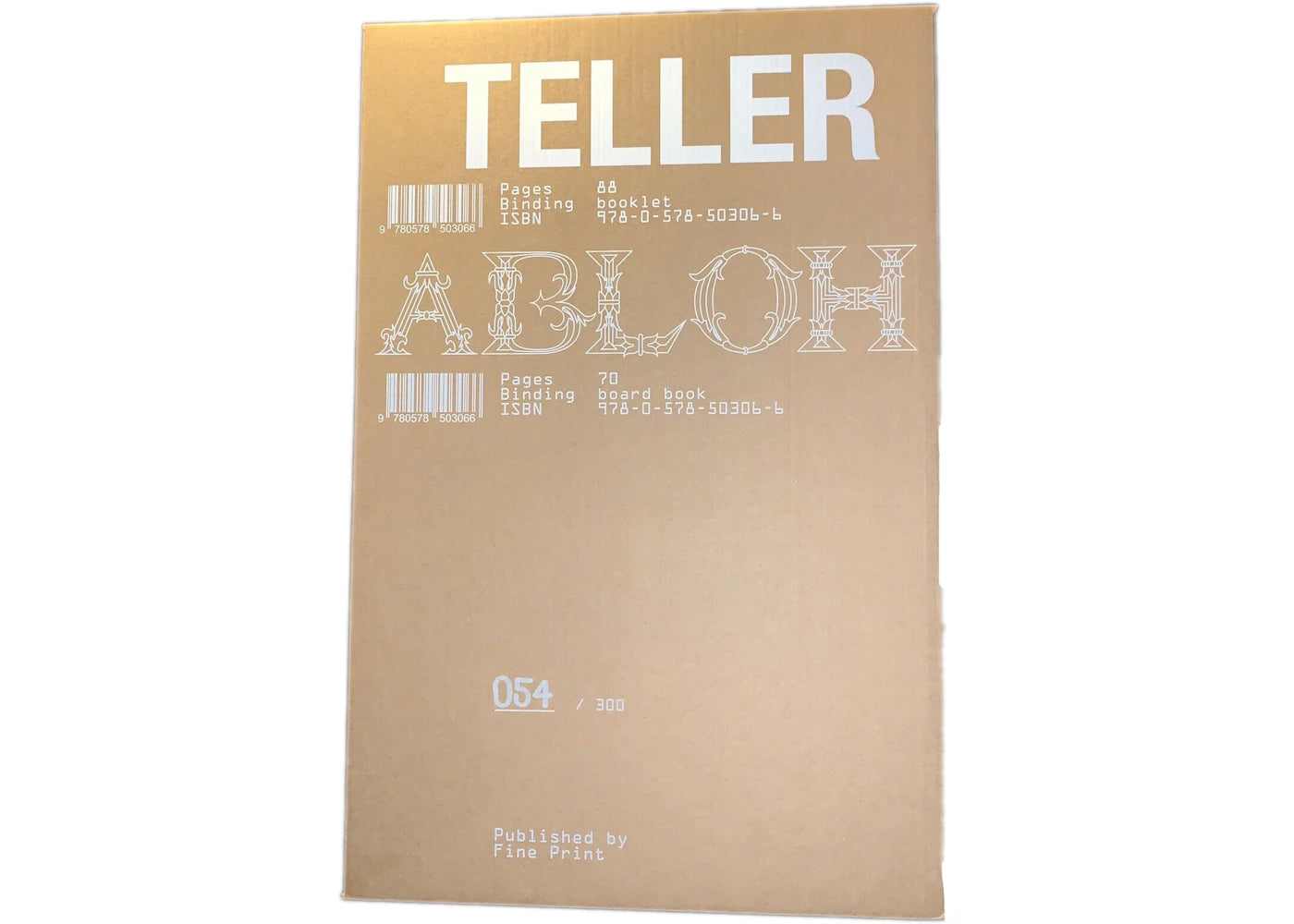 Virgil Abloh x MCA Figures of Speech Teller Book Box Set Multi