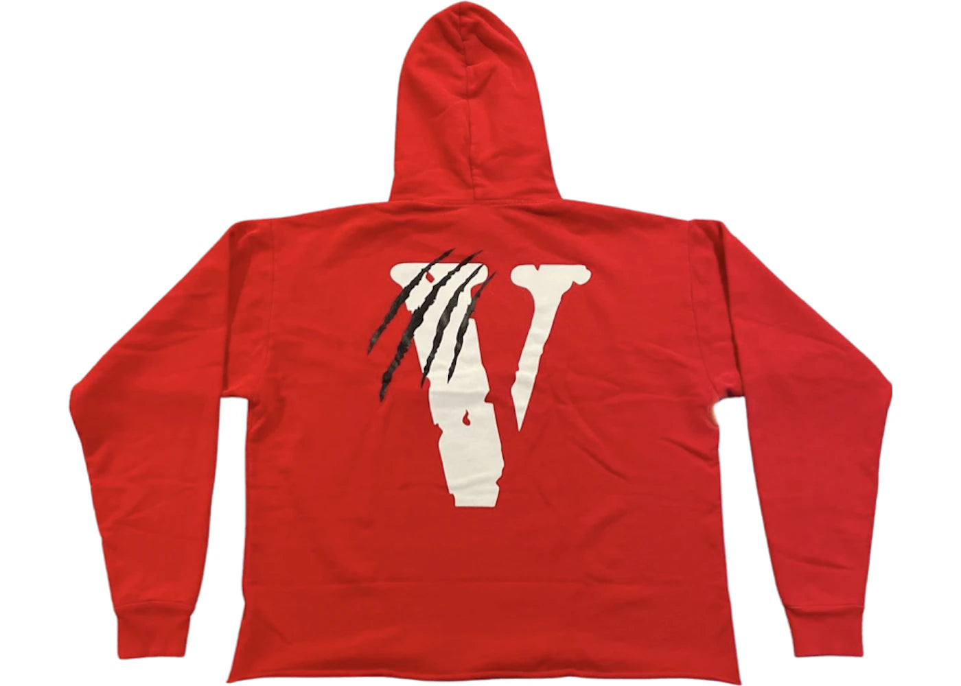 Vlone Black V Panther Hoodie Red