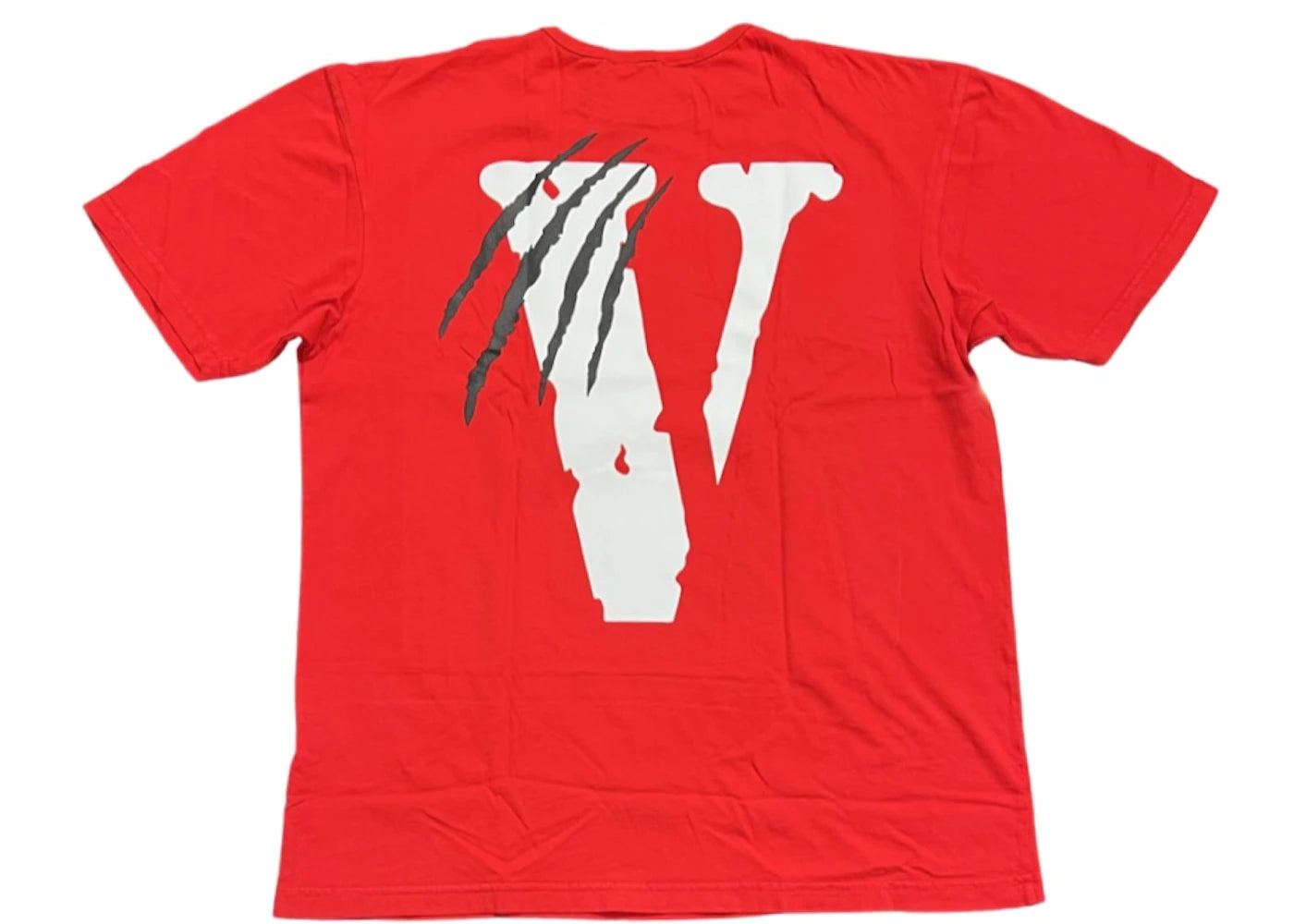 Vlone Black V Panther T-shirt Red