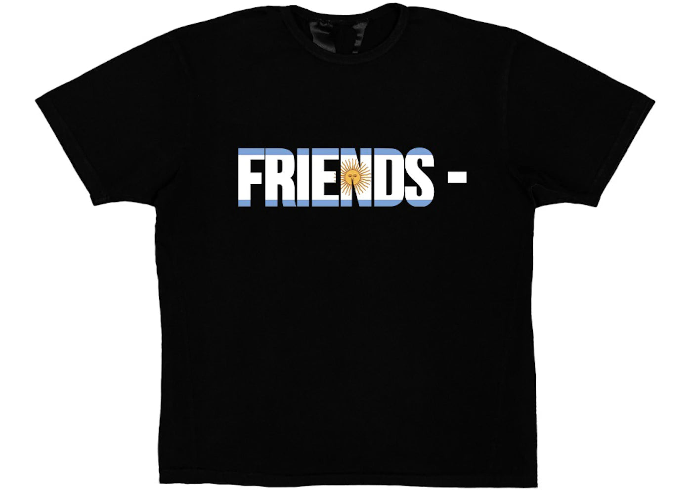 Vlone FRIENDS ARG T-shirt Black