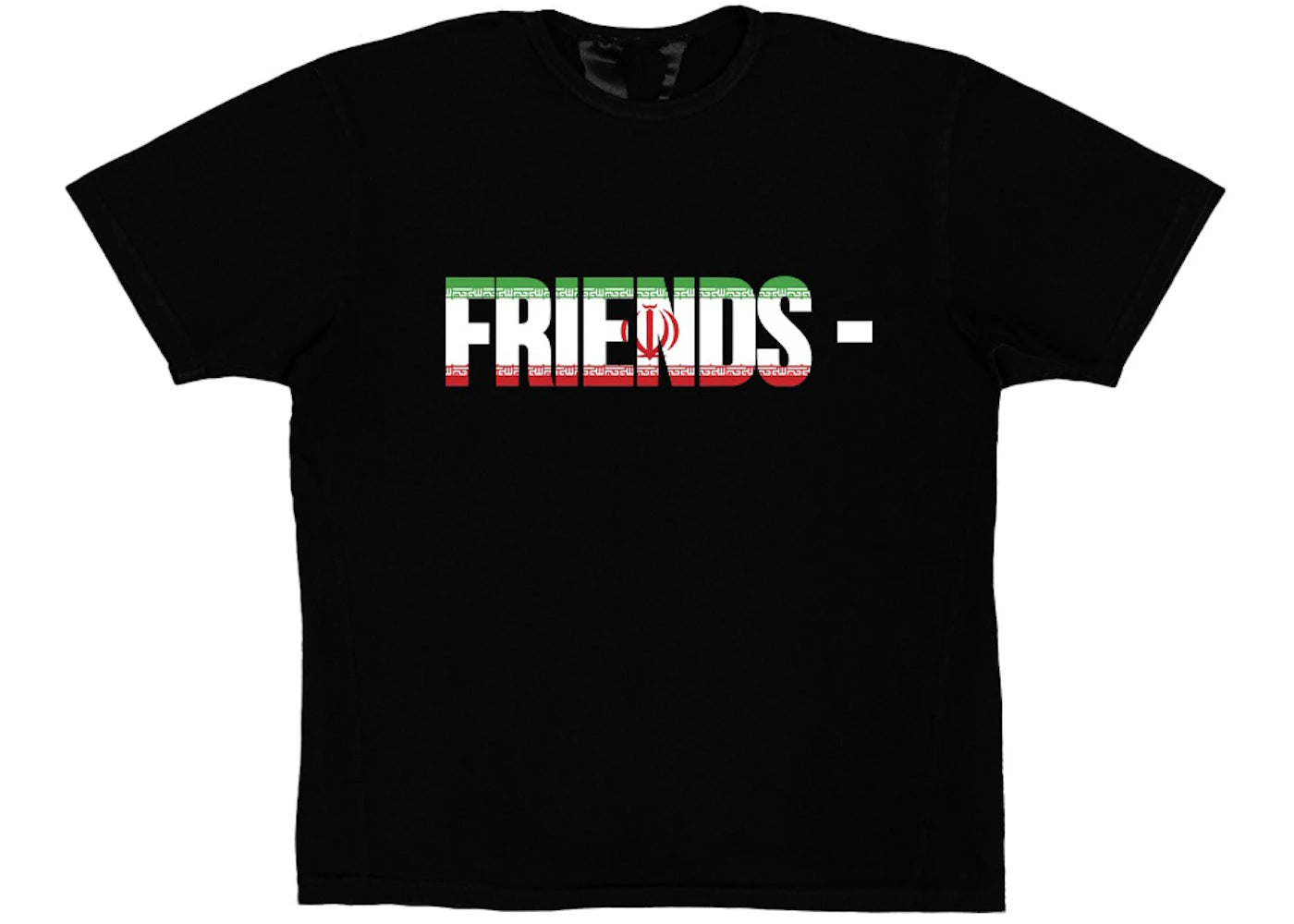 Vlone FRIENDS IRN T-shirt Black