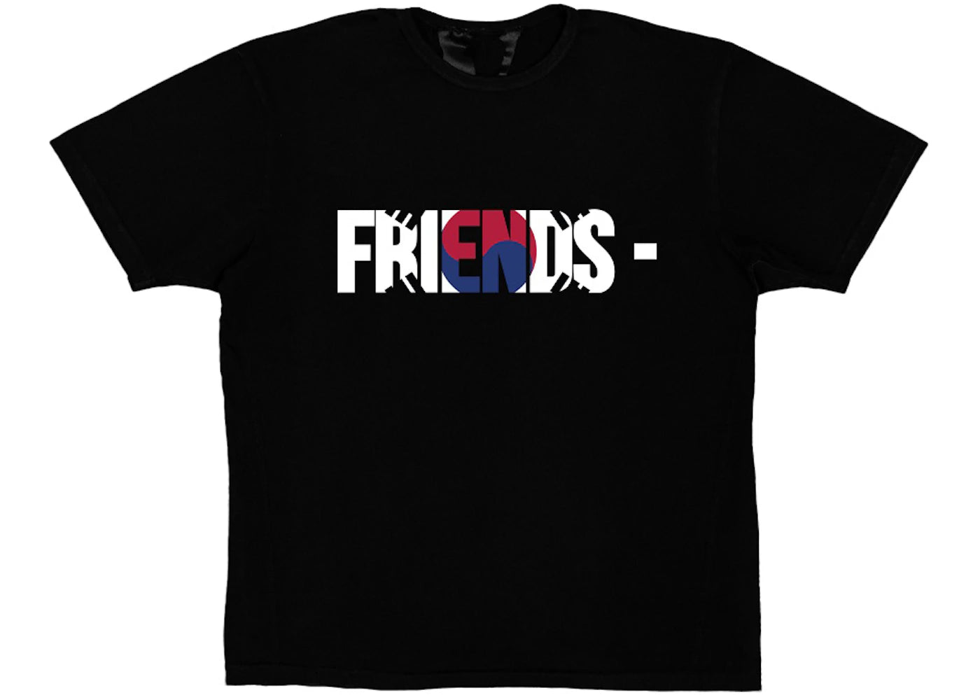 Vlone FRIENDS KOR T-shirt Black