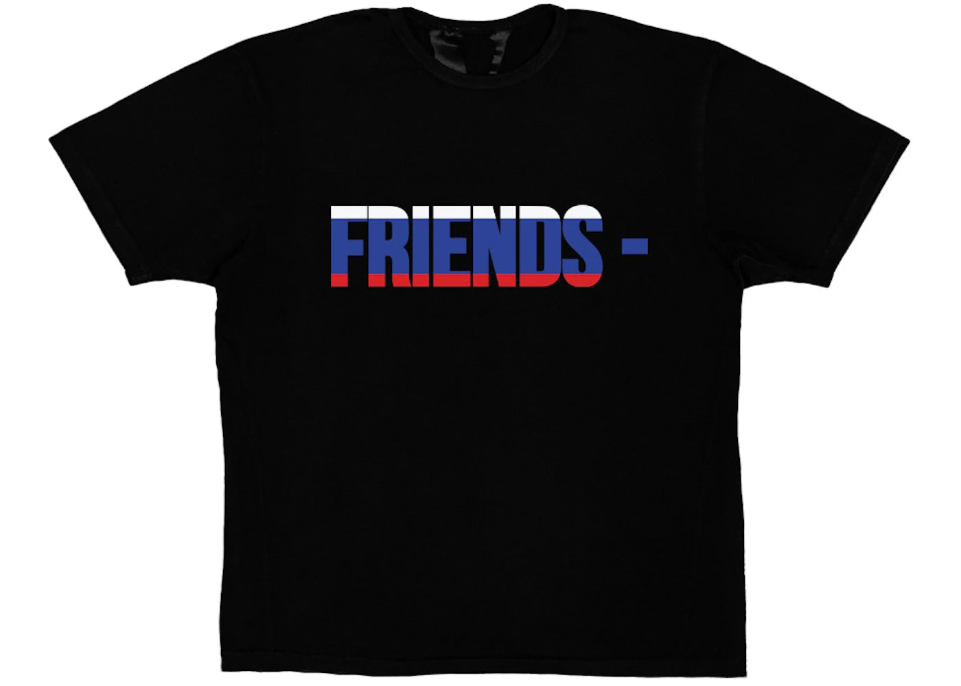 Vlone FRIENDS RUS T-shirt Black