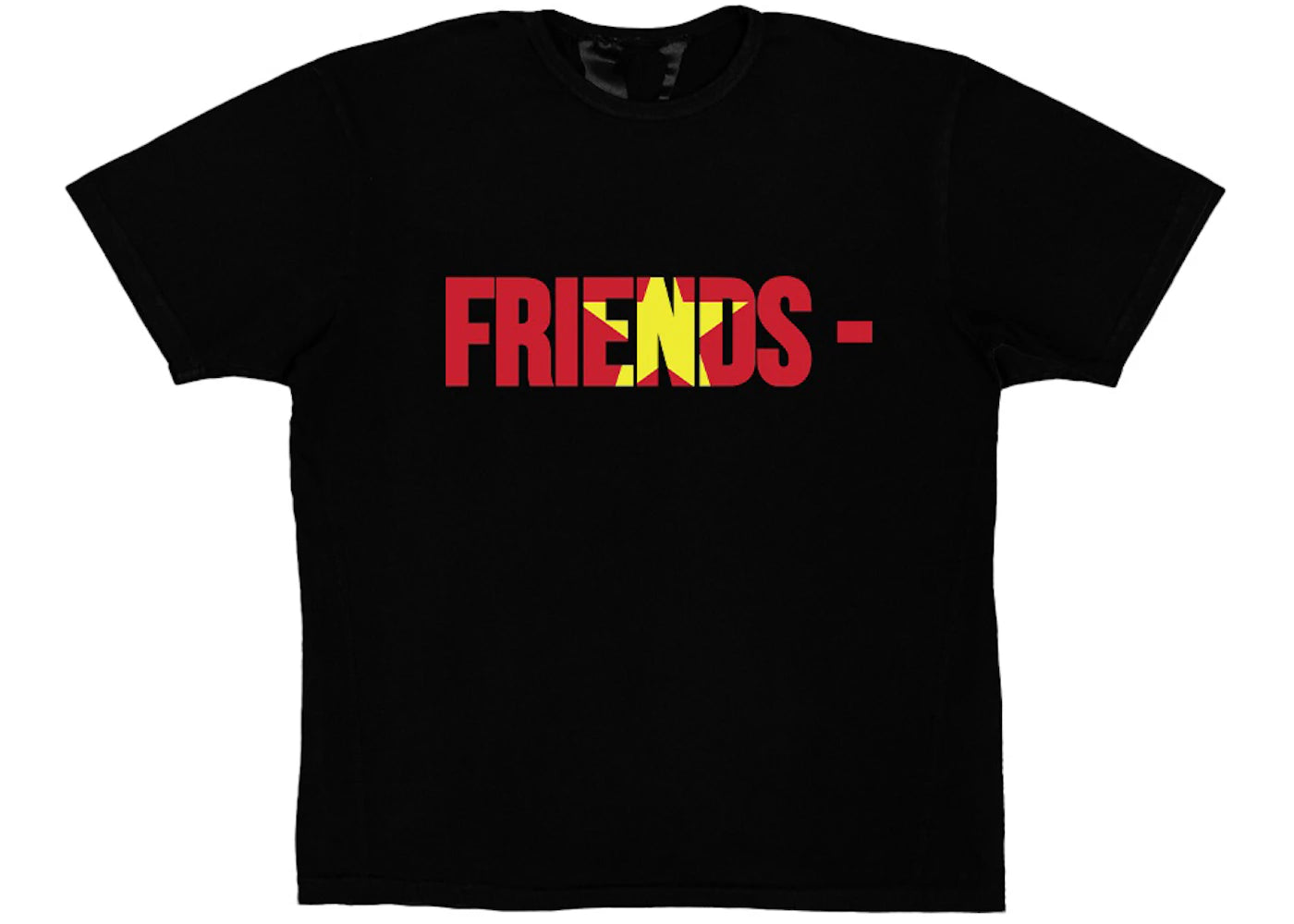 Vlone FRIENDS VNM T-shirt Black