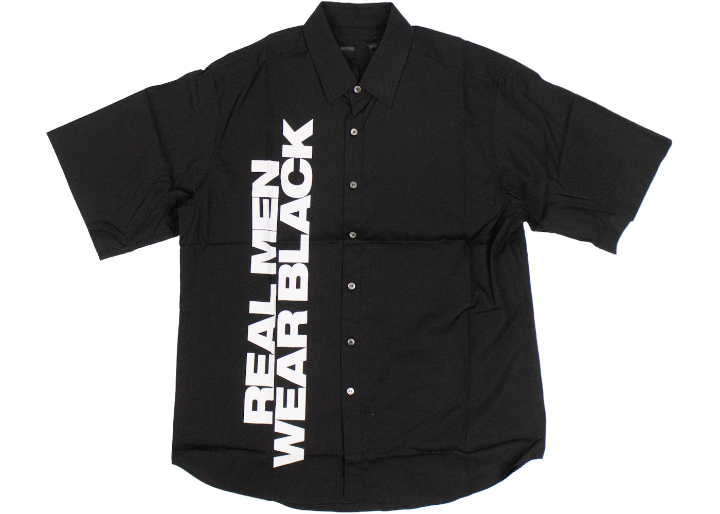 Vlone Real Mean Wear Black Short Sleeve Shirt Black