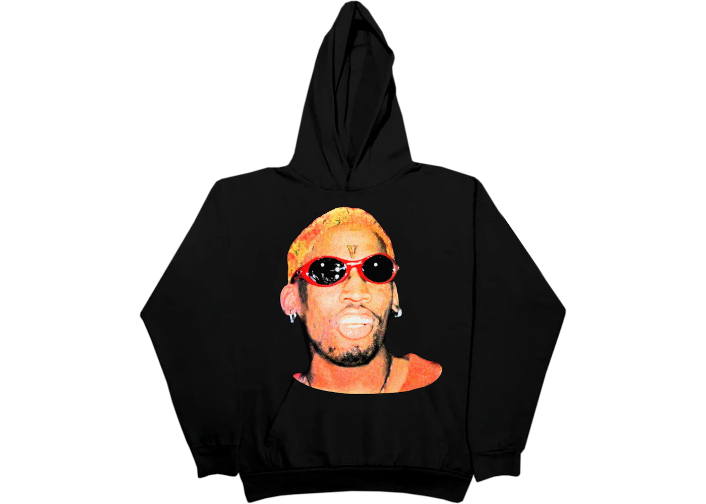 Vlone Rodman Airbrush Hoodie Black