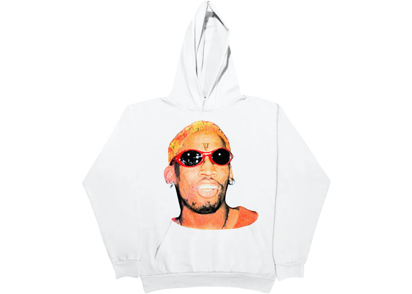 Vlone Rodman Airbrush Hoodie White