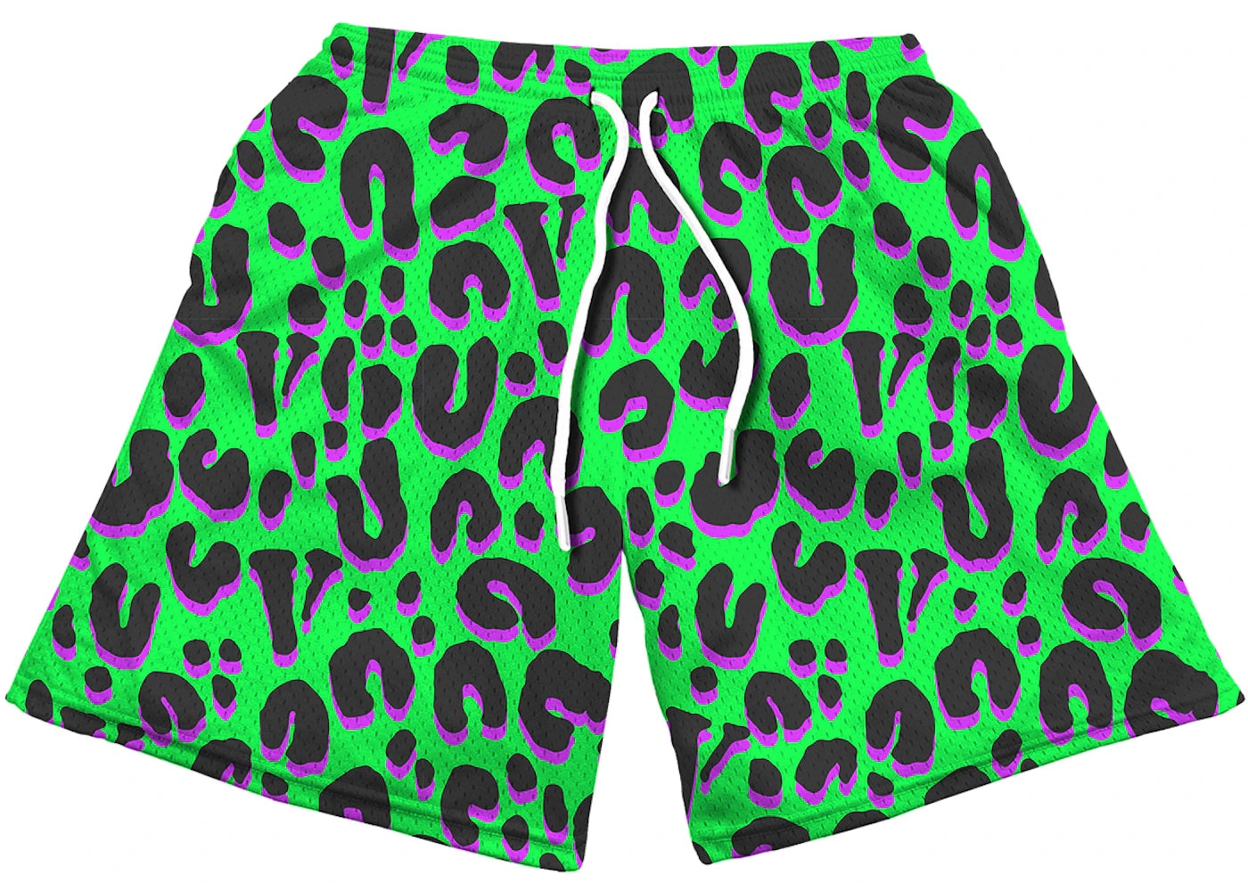 Vlone Rodman Cheetah Shorts Green