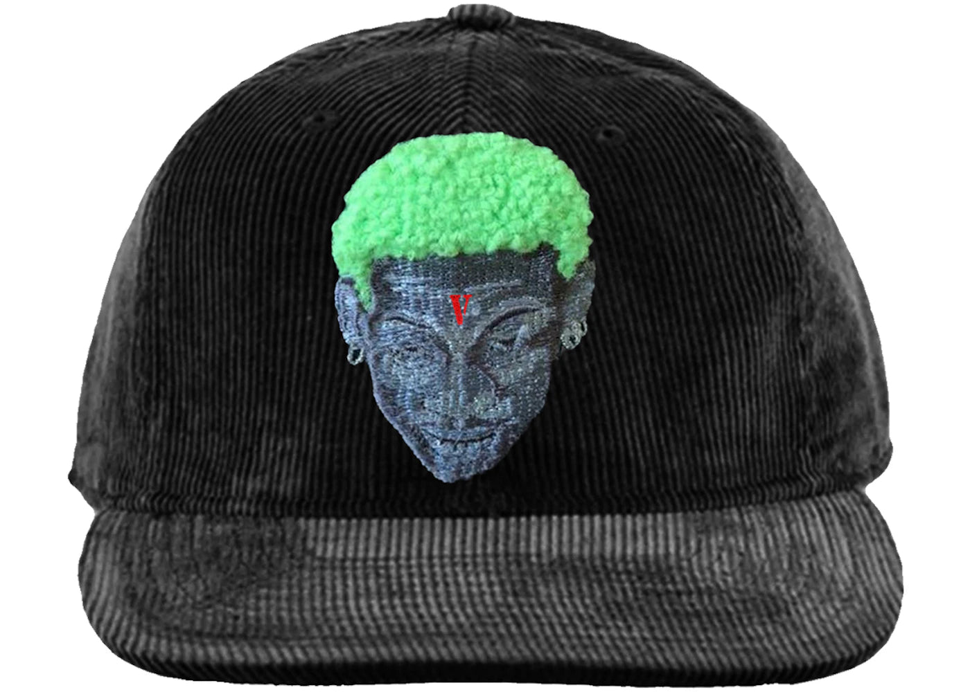 Vlone Rodman Chenille Face Hat Black