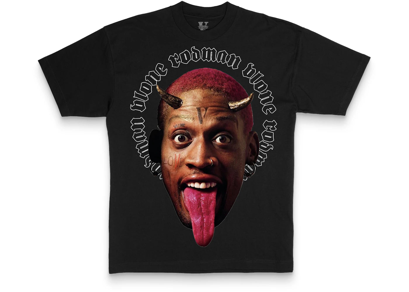 Vlone Rodman Devil T-shirt Black