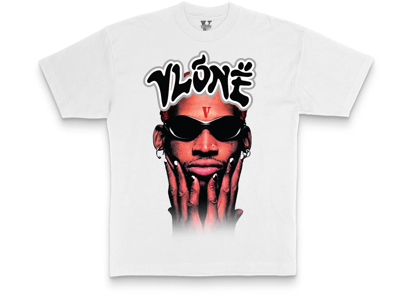 Vlone Rodman Logo T-shirt White