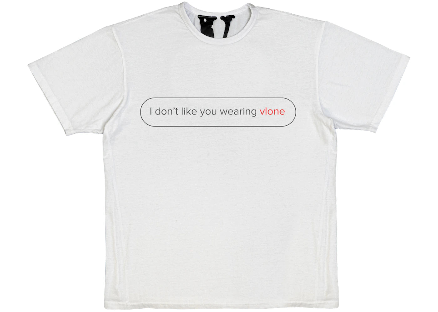 Vlone Text Message T-shirt (With V) White